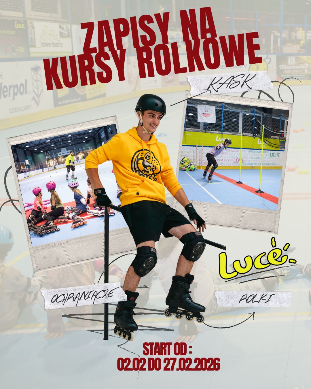 Zajęcia Rolkowe dla dzieci i dorosłych 02.02 - 27.02.2026 Bielsko-Biała